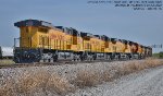 UP 5733 and BNSF Locomotives